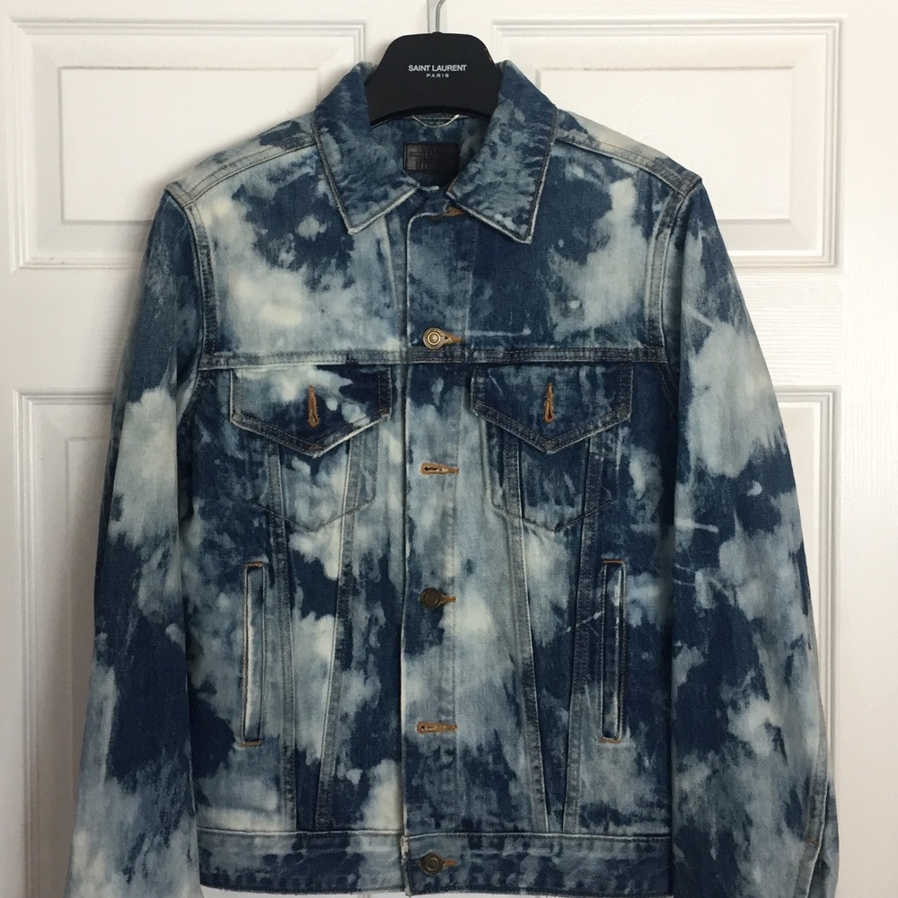 Saint Laurent Punk Wash Denim Jacket
